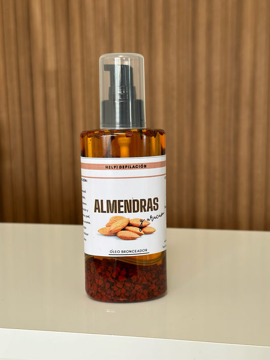 Acelerador bronceado Almendras y Urucum